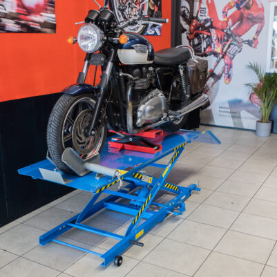 Ponte sollevatore moto idraulico 400kg S008/M Fervi