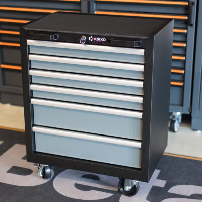 Cassettiera mobile a 6 cassetti per arredo officina