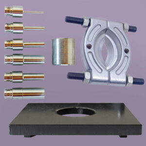 Set accessori smontaggio cuscinetti/boccole per pressa pneumo/idraulica