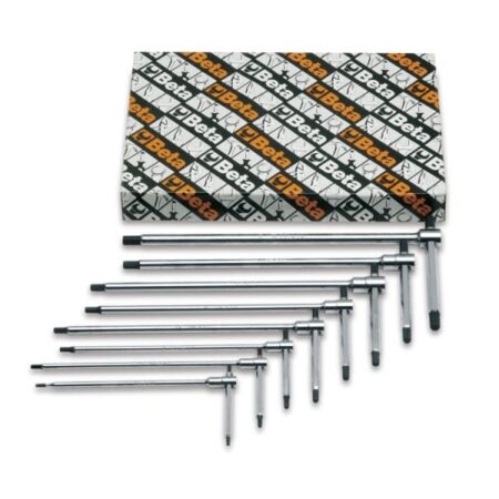 BETA Innensechskantschlüssel-Set, 9-teilig (1,5–10 Mm) Mit Praktischer Halterung – Für Präzises Arbeiten